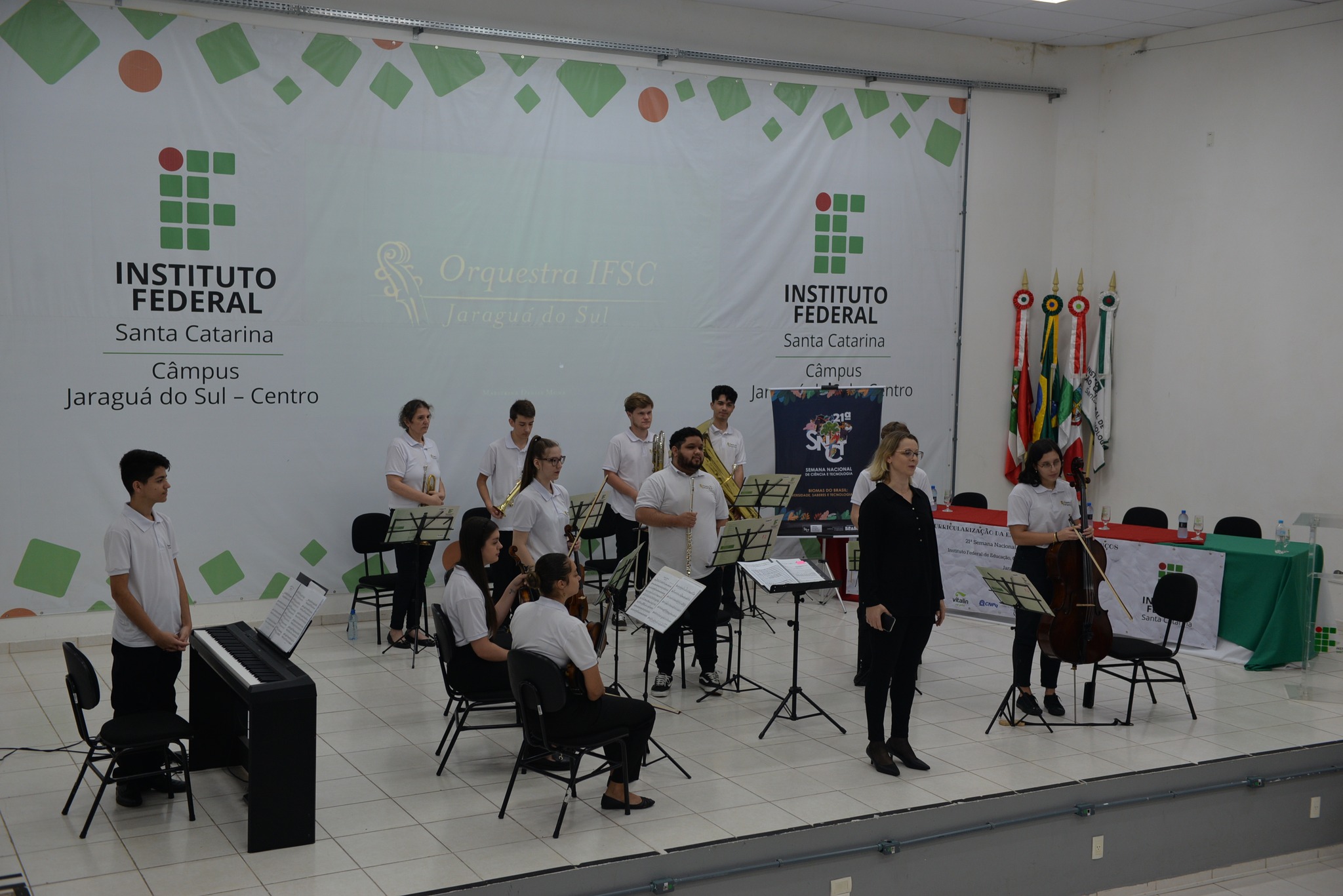 Abertura da SNCT 2024 em Jaraguá do Sul; programação vai até sexta-feira (18) junto com os eventos 